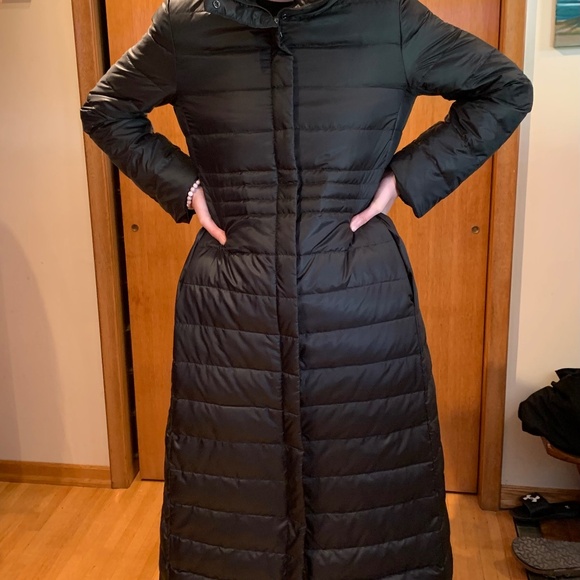 Eileen Fisher Long Down Coat - Picture 1 of 6